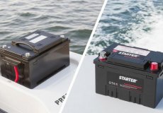 Как не ошибиться с батареей для лодки: стартер или тяговый?